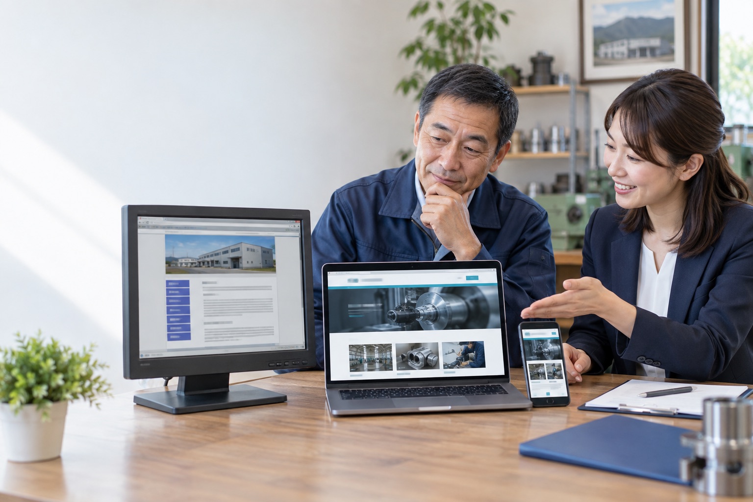 会社サイトの改善相談